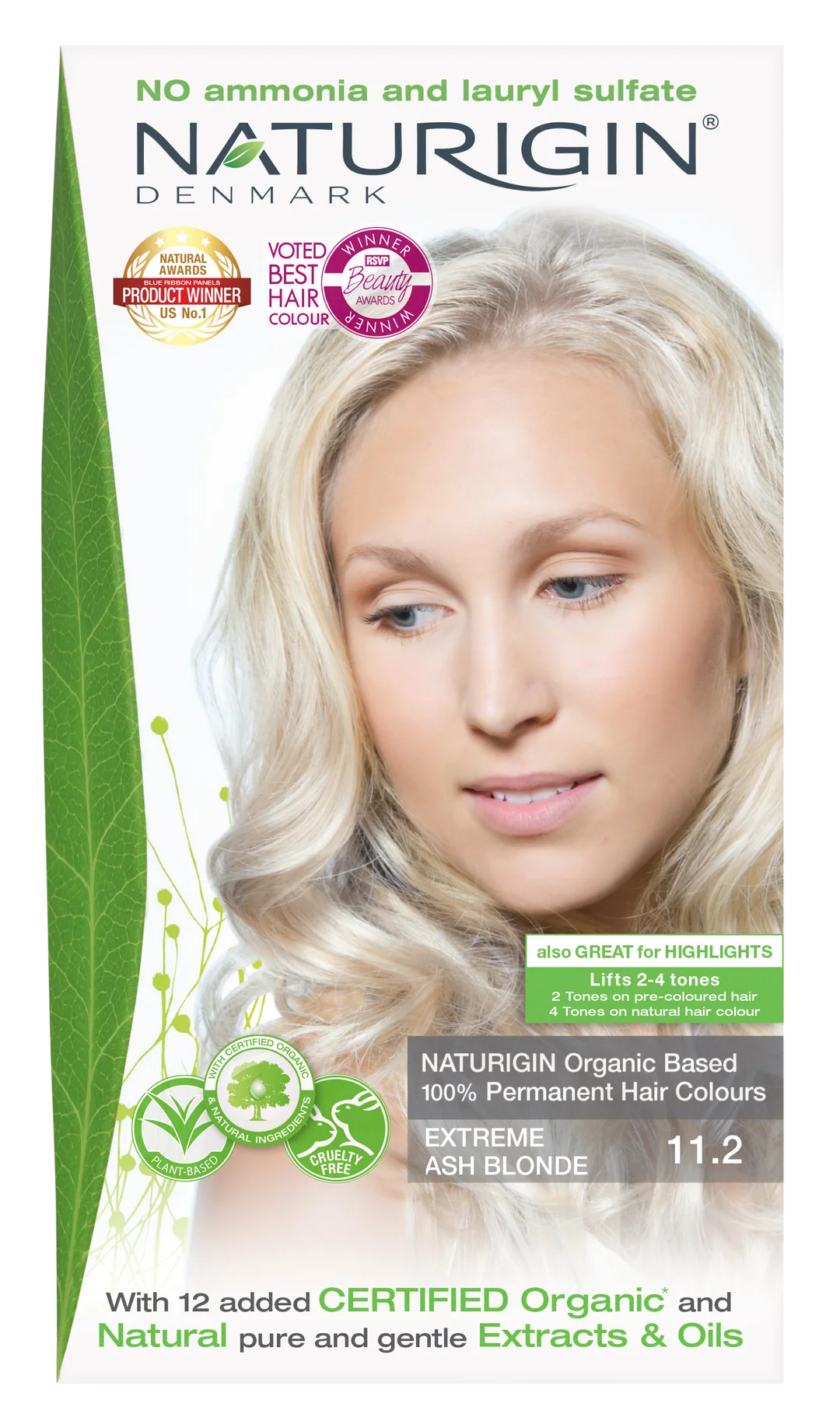 NATURIGIN Extreme Ash Blonde 11.2 – Coloración Permanente